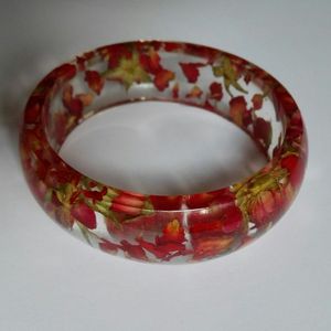 กำไลข้อมืออะคริลิคเรซิ่นเครื่องประดับอเนกประสงค์หลากสีแวววาวกำไลอะคริลิกทรงสี่เหลี่ยมที่ไม่สม่ำเสมอสำหรับ - Product Image 5