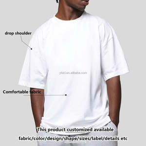 Regular Fit <b>Longline</b> <b>T</b>-<b>Shirt</b> Breathable Eco-Friendly Cotton/Bamboo Fiber Loose Streetwear Fashion Comfortable Wear - Product Image 2