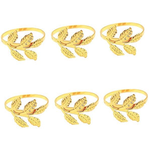 Ensemble d'anneaux de serviette faits à la main pour une décoration de table élégante, ajoutant du charme aux décorations de table et créant une ambiance chaleureuse chaque jour - Product Image 5