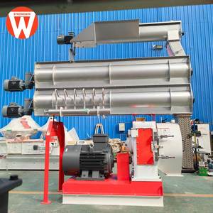 Machine à fabriquer des granulés d'aliments pour animaux, volailles, bovins, chèvres, moutons, poulets, moteur électrique, capacité de 5 tonnes/h, Strongwin - Product Image 2