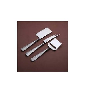 Juego de herramientas para cuchillos de queso, acero inoxidable, plateado, diseño de agujeros para queso en la hoja, cuchillo para queso, rebanador y esparcidor, mango audaz - Product Image 5