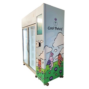 Self Service Flower Vending Machine With <b>Mobile</b> Payment, Cooling & Touchscreen Digital Display - Product Image 1
