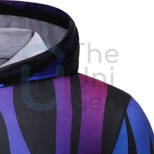 Patrón sólido personalizado 100% algodón alta calidad transpirable Streetwear Top sudaderas con capucha hombres Casual invierno OEM servicio personalizado frente - Product Image 3