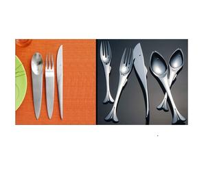 Latest Unique Stainless Steel Metal <b>Cutlery</b> Gold Color Handle Home Hotel Dinnerware Flatware Set Chop Unique Design for Optimal - Product Image 5