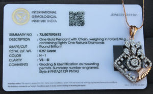 ชุดต่างหูห่วงเพชรธรรมชาติผ่านการรับรอง IGI สีโรสโกลด์18K ชุดเครื่องประดับเจ้าสาวที่มีเอกลักษณ์หรูหรา - Product Image 6