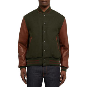 Chaqueta universitaria de béisbol resistente al agua OEM con logotipo personalizado, ropa de calle, bombardero, chaqueta deportiva de invierno para exteriores para hombres - Product Image 2