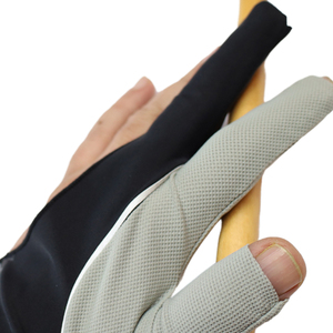 Gants de billard professionnels à 3 doigts de haute qualité Piscine personnalisable Fabriqués au Pakistan directement auprès du fournisseur - Product Image 6