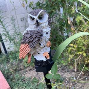 2 pezzi luci solari a LED Decorative per esterni marrone luci di paletto impermeabili per giardino passerella giardino giardino paesaggio paesaggio certificato ROHS - Product Image 3