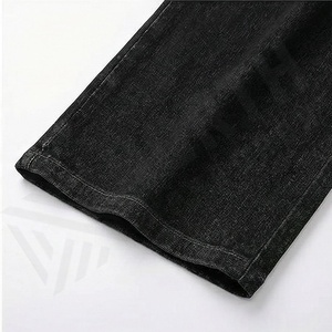 Pantalons pour femmes en coton respirant, mode, décontractés, cargo, denim, jambes larges, streetwear, bas lavables pour femmes - Product Image 6