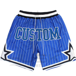 Shorts de basket-ball pour hommes personnalisés, nouveau style, motif uni, broderie en maille, shorts de sport décontractés, teinture unie, jupe courte sublimée - Product Image 5