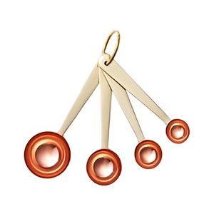 New Hot Selling Wholesale Brass <b>Measuring</b> <b>Spoons</b> with Beautiful Handle for Restaurants & Cafes Low Prices 2024 - Product Image 1
