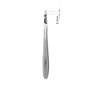 <b>Plain</b> Handle Pedicure Cuticle Nail Nipper Dull Finish 3 mm Stainless Steel Blades Manicure Lap Joint Nail Nippers For Beauty - Product Image 2