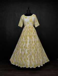 <span class=keywords><strong>Georgette</strong></span> Giả Với Áo Choàng Xếp Li In Họa Tiết Có Vẻ Đáng Yêu Đối Với Trang Phục Dự Tiệc Cho Nữ Trang Phục Thường Ngày - Product Image 4