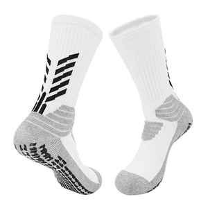 2025 Hot Selling High Quality Custom Sport Grip Socks Anti <b>slip</b> Athletic Football Socks With Custom logo - Product Image 4