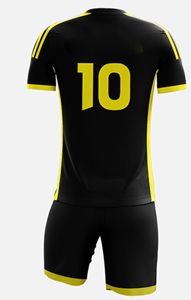 Uniforme de Fútbol Personalizado de Alta Calidad para Adultos, Transpirable, Ligero, de Manga Corta, Elegante, Diseño de Última Temporada - Product Image 6