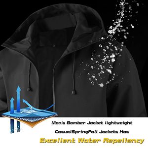 Chaqueta cortavientos de camuflaje personalizada para hombre, abrigos de estilo formal con logotipo frontal, ropa de béisbol - Product Image 5