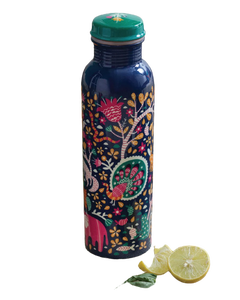 Bouteille en cuivre imprimée à thème unique étanche à l'utilisation de haute qualité pour le bureau de la maison Bouteille en cuivre artisanale écologique - Product Image 4