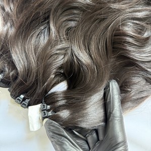 Hot Selling Natural Wavy Raw Unprocessed Bundles Hair Extensions 10"-40" Wavy Unprocessed Raw Hair Wholesale Price - Product Image 2
