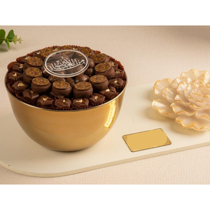 Bol de service aux fruits secs au design antique avec socle en bois pour hôtel, mariage, restauration, bonbons au chocolat doux - Product Image 4