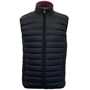 Chaleco de lona de alta calidad para hombre Chaqueta bomber acolchada con cremallera completa para invierno de talla grande - Product Image 1