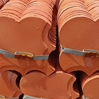 Nouveaux produits tendance Prix bon marché Carreaux de sol rectangulaires en terre cuite pour intérieur et extérieur Tuile en terre cuite de type S Tuiles revêtues de pierre
