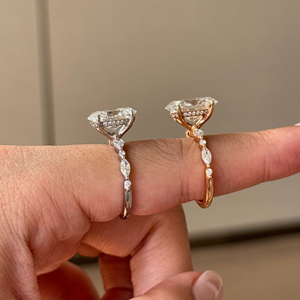 Vente en gros exclusive 10k or massif blanc jaune or Rose Moissanite bagues taille brillante E couleur 2.5 carats VVS2 luxe unisexe - Product Image 5