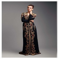 Robe Abaya Kaftan Dubai pour femmes musulmanes, couleur unie, élégante, noire, 100% lin, été, longueur genoux, à pois, grande taille, pour adultes
