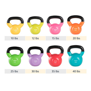 Mạnh mẽ 10-40lb mềm Vinyl kettlebell cho tập thể dục cho thói quen tập luyện - Product Image 4