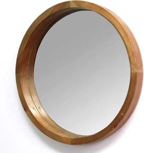 Miroir en bois Maddie, bois naturel clair, 20.00 W X 2.25 D X 20.00 H - Product Image 3