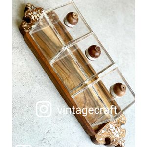 NEW MOTHER PEARL INLAY <b>CHOCOLATE</b> SERVING TRADITIONAL <b>RAMADAN</b> GIFT GULF UAE QATAR KUWAIT SAUDI ARABIA VINTAGE CRAFT ANIMAL - Product Image 5