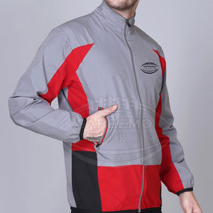Men's <b>Winter</b> Sportswear <b>Jacket</b> Windproof Breathable Stand Collar Front Logo for <b>Running</b> and Hiking - Product Image 3