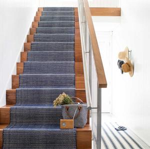 Tapis d'escalier de haute qualité tapis d'escalier en coton écologique tissé plat moderne pour la décoration intérieure et les pieds de méditation tapis d'ITHL - Product Image 1