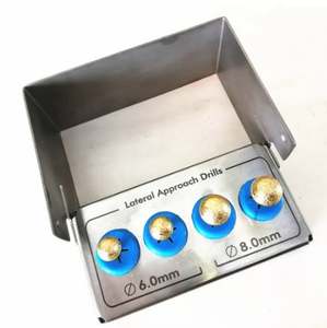 Implantes dentales Lateral Apach Sinus Lift Drills Kit Juego de 4 piezas, fabricado en Pakistán por Zarnab Surgical and Dental Co. Implants - Product Image 3