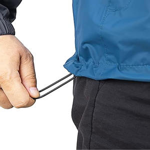 Chaqueta larga de lluvia de viaje transpirable a prueba de viento para hombre, abrigo de lluvia largo impermeable con logotipo personalizado para exteriores para hombre subido por Dress Sports - Product Image 6