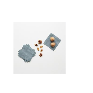 Dessous de verre en pierre de lin à la main et serviettes en lin français design Dessous de verre de fête et utilisation à la main au meilleur prix - Product Image 3