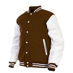 Hot Selling Fashion <b>Varsity</b> <b>Jackets</b> Custom Color Logo <b>Mens</b> <b>Bomber</b> <b>Jacket</b> 2025 - Product Image 4