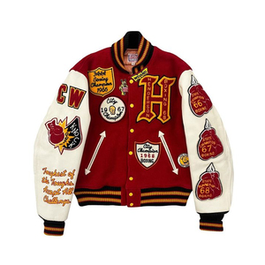เสื้อแจ็คเก็ตเบสบอลผ้าฝ้ายแบบพรีเมี่ยมสำหรับผู้ชาย - Product Image 3