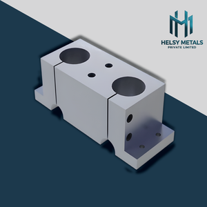 Bloc de montage à double alésage en alliage d'aluminium durable pour assemblages mécaniques avec une haute résistance aux vibrations et à la résistance - Product Image 4