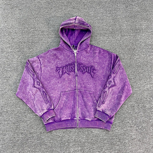 Nuevas Sudaderas con Capucha Elegantes para Hombre, 100% Algodón, Forro Polar, Transpirables, de Secado Rápido, Color Sólido, Personalizables, Servicio OEM de Invierno - Product Image 1