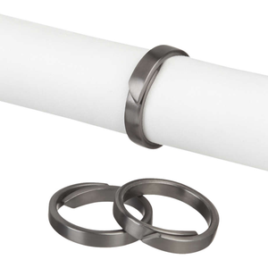 Napkin Ring Sliver <b>Matte</b> Wedding Banquet Birthday Party <b>Table</b> Decoration Accessories Wholesale Supplier - Product Image 6