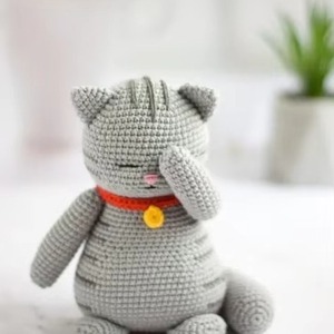 Soporte de corbata de cortina de jirafa de ganchillo hecho a mano Adorable Safari Animal Tieback para guardería decoración de habitación de niños bohemio único - Product Image 2