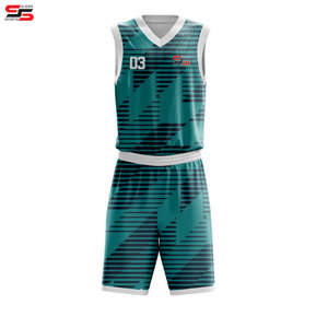 Kits d'uniformes de basket-ball sublimés personnalisés nouveau design - Product Image 4