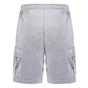 กางเกงขาสั้นคาร์โก้ผ้าฝ้ายระบายอากาศสำหรับออกกำลังกายผู้ชาย ผลิตในบังกลาเทศ รับผลิตตามแบบ พร้อมปักโลโก้ตามสั่ง - Product Image 3