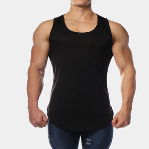 Débardeurs de sport décontractés pour hommes Débardeurs personnalisés en coton et polyester Séchage rapide Respirant pour le sport Utilisation quotidienne Usine - Product Image 5