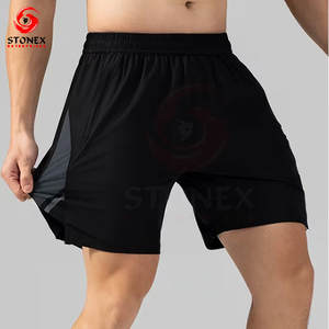 กางเกงขาสั้นลำลองสำหรับผู้ชาย ระบายอากาศได้ดี แห้งเร็ว มีเชือกผูกเอว เหมาะสำหรับออกกำลังกาย วิ่ง เทรนนิ่ง กิจกรรมกลางแจ้ง รับทำโลโก้ตามสั่ง OEM - Product Image 4