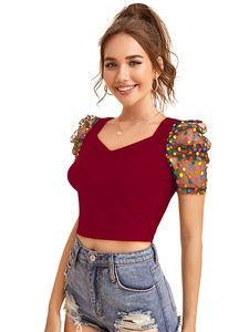 Top Designer Style Indien Pakistanais Vêtements Accessoires Forte Demande Fantaisie Western Party Wear Regular Tops Worldwide Supply India - Product Image 2