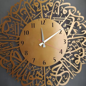 Elegant Round Iron Wall <b>Clocks</b> with Intricate Traditional Styling Antique Finished <b>Quartz</b> Motive for Vintage Decor Themes - Product Image 1