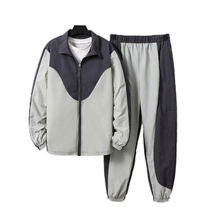 Conjunto Deportivo Casual de Primavera para Hombre, 2 Piezas, Chaqueta y Pantalones, Disponible para Envío Inmediato, Venta al Por Mayor - Product Image 1