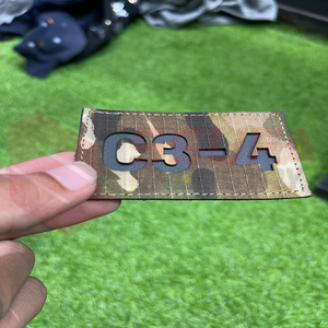 Patchs personnalisés découpés au laser Matériau des bords avec crochet et boucle de soudure à chaud ou à coudre, parfaits pour les chapeaux, les sacs et les uniformes - Product Image 6