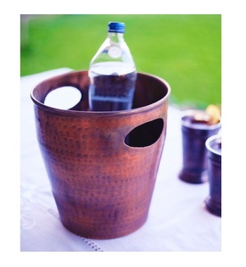 Suministro de fiesta al aire libre con acabado antiguo rústico, bañera de cerveza de Metal de hierro, utensilios de Bar de acero inoxidable, bañera de hielo decorativa para botellas de cerveza - Product Image 1